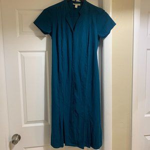 Dana Buchman Retro Button Down Midi Dress - Size S